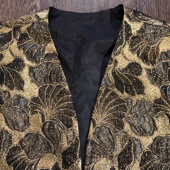 Handmade Vintage Metallic Bolero - Picture 7 of 16